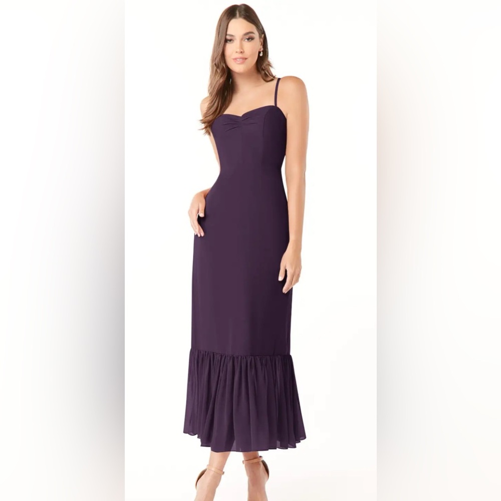 Azazie Justina Bridesmaid Dress in Plum